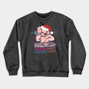 christmas teddy bear Crewneck Sweatshirt